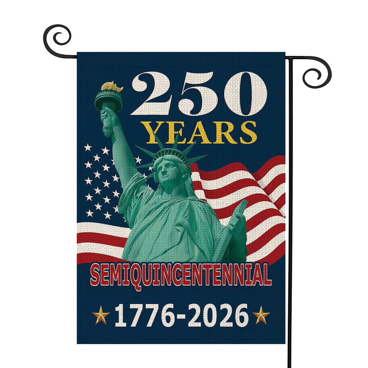 MAGJIUKE usa-250th-anniversary flag with Statue of Liberty for outdoor display and celebration