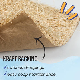 MagJo Nest liners with Kraft paper backing help trap droppings.