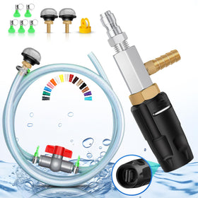 Magula adjustable long-range nozzle with 40ft spray for high-reach cleaning tasks