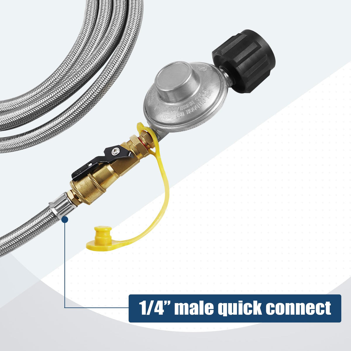 Magula brass propane fitting for durable, heat-resistant use
