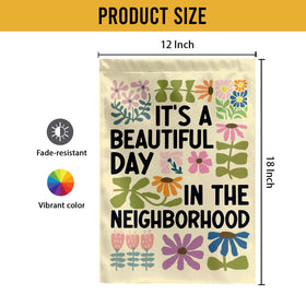 MAIANEY farmhouse garden flag adds charm to yard, porch, or patio.