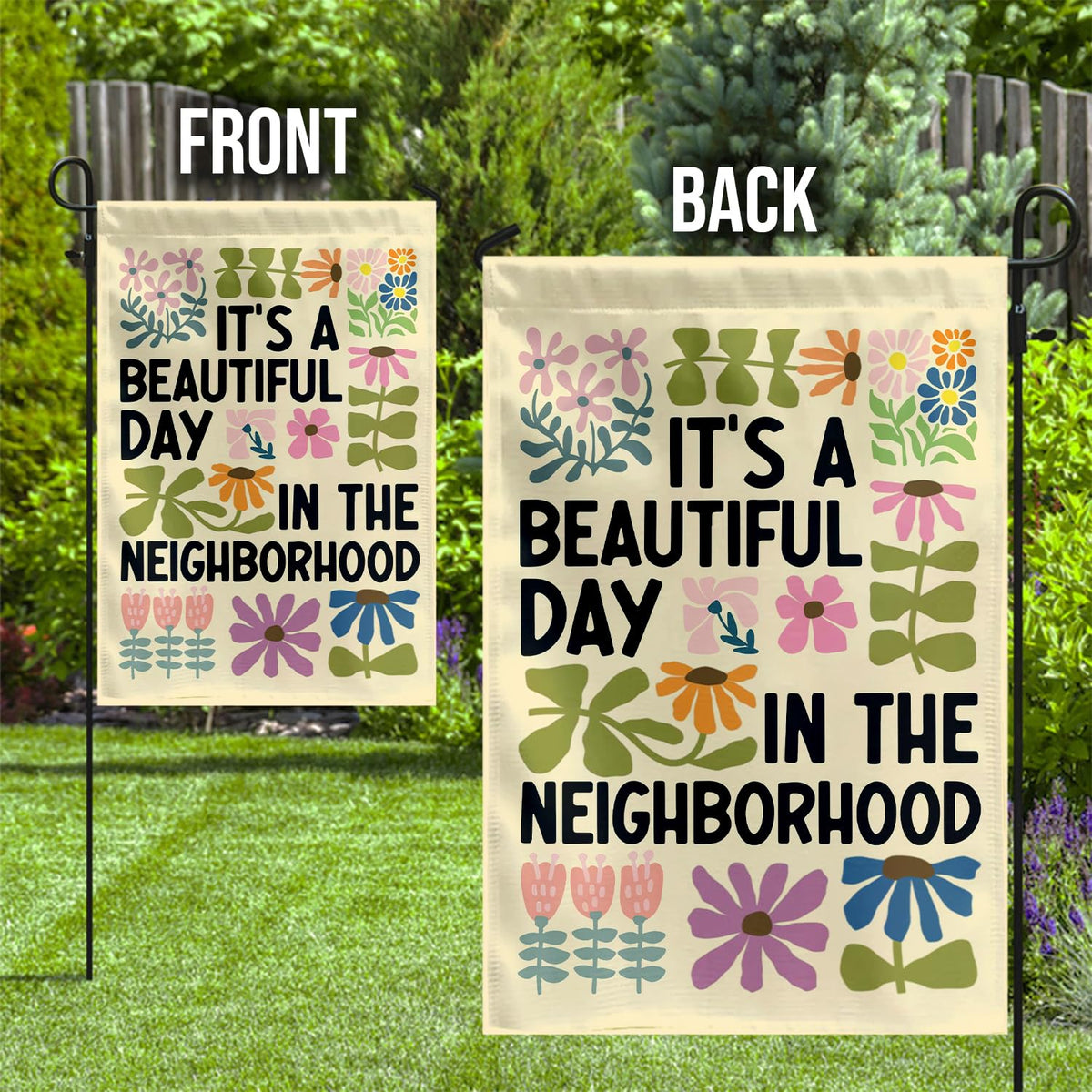 MAIANEY weather-resistant polyester flag designed for long outdoor use with fade resistance.