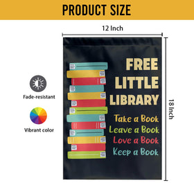 MAIANEY outdoor flag, library-themed decor boosts curb appeal and visibility.