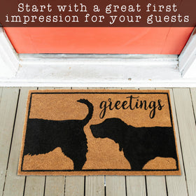MAINEVENT American-made dog welcome mat reflects quality and safety
