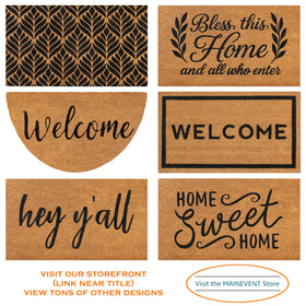 MAINEVENT camper door mat entryway adding lake house charm