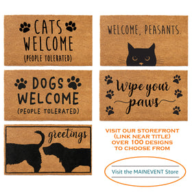 MAINEVENT design proudly inspired by USA details on door mat