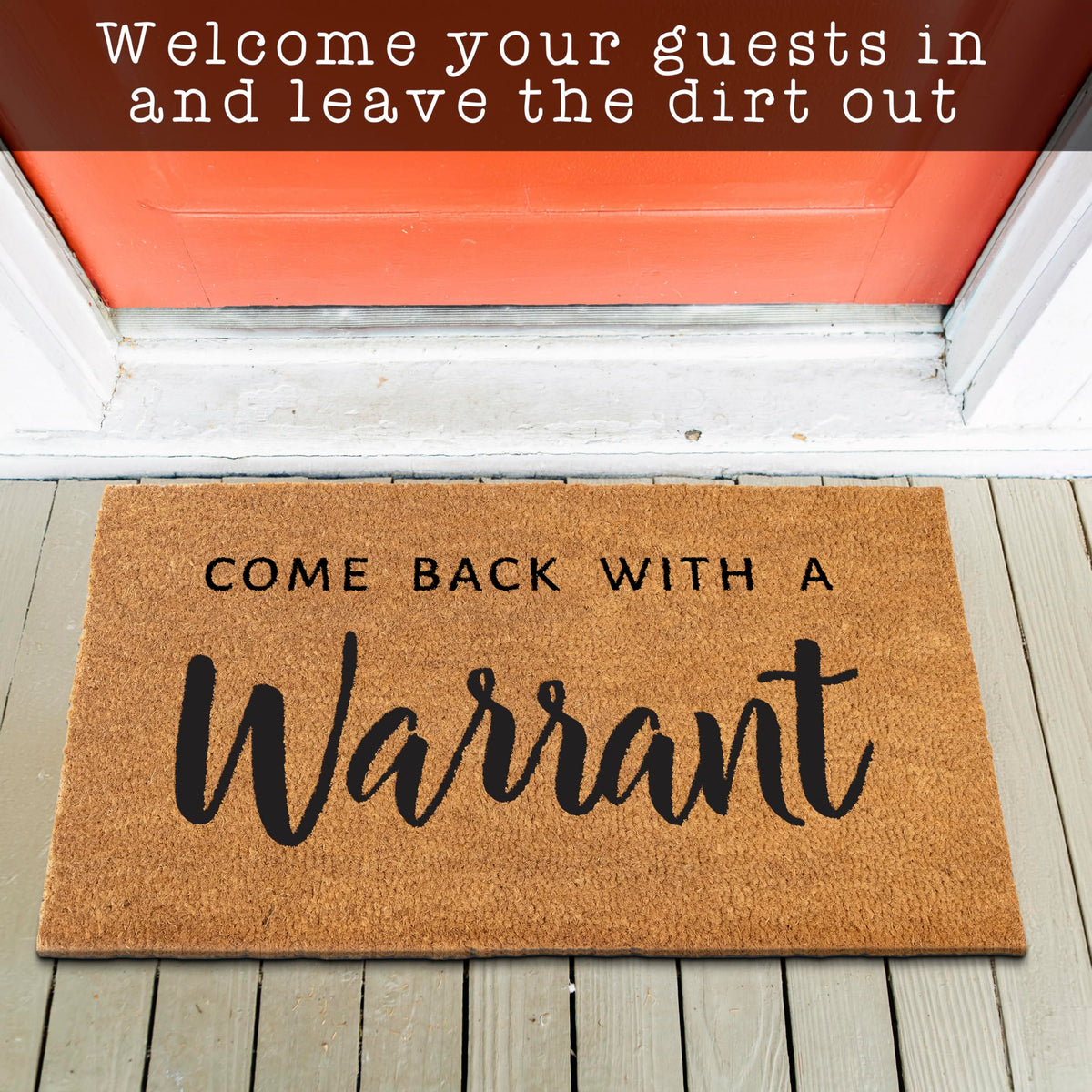 MAINEVENT durable outdoor mat withstands rain and moisture on porches