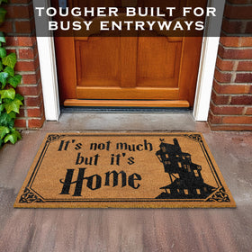 MAINEVENT It's Not Much but It's Home door mat durable fibers endure daily foot traffic nicely