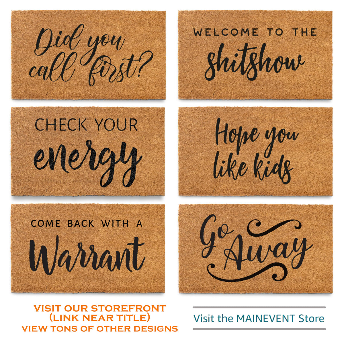 MAINEVENT Hey Y'all with embedded paint for lasting design.
