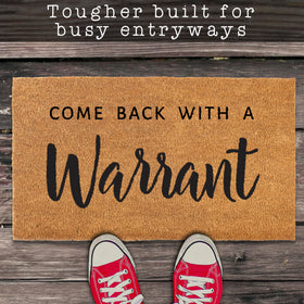 MAINEVENT outdoor welcome mat designed for covered patios and high-traffic areas