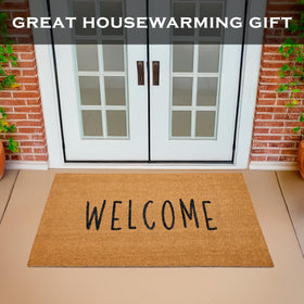 MAINEVENT Welcome Long Door Mat wide entry path suits double doors.