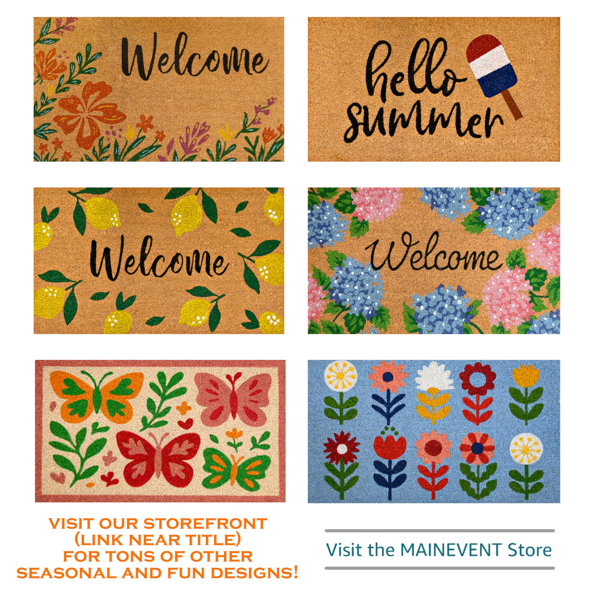 Suitable for front porches and covered outdoor areas with MAINEVENT