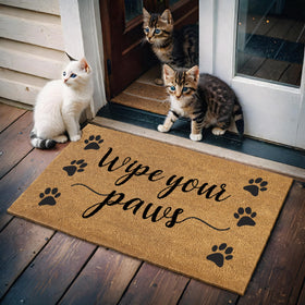 MAINEVENT Wipe Your Paws 30x17 inch size fits most entryways.