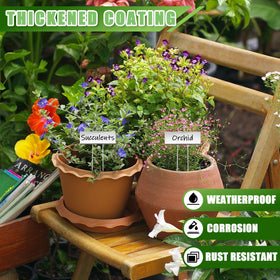 Maitys waterproof and rustproof garden tags designed for outdoor use.