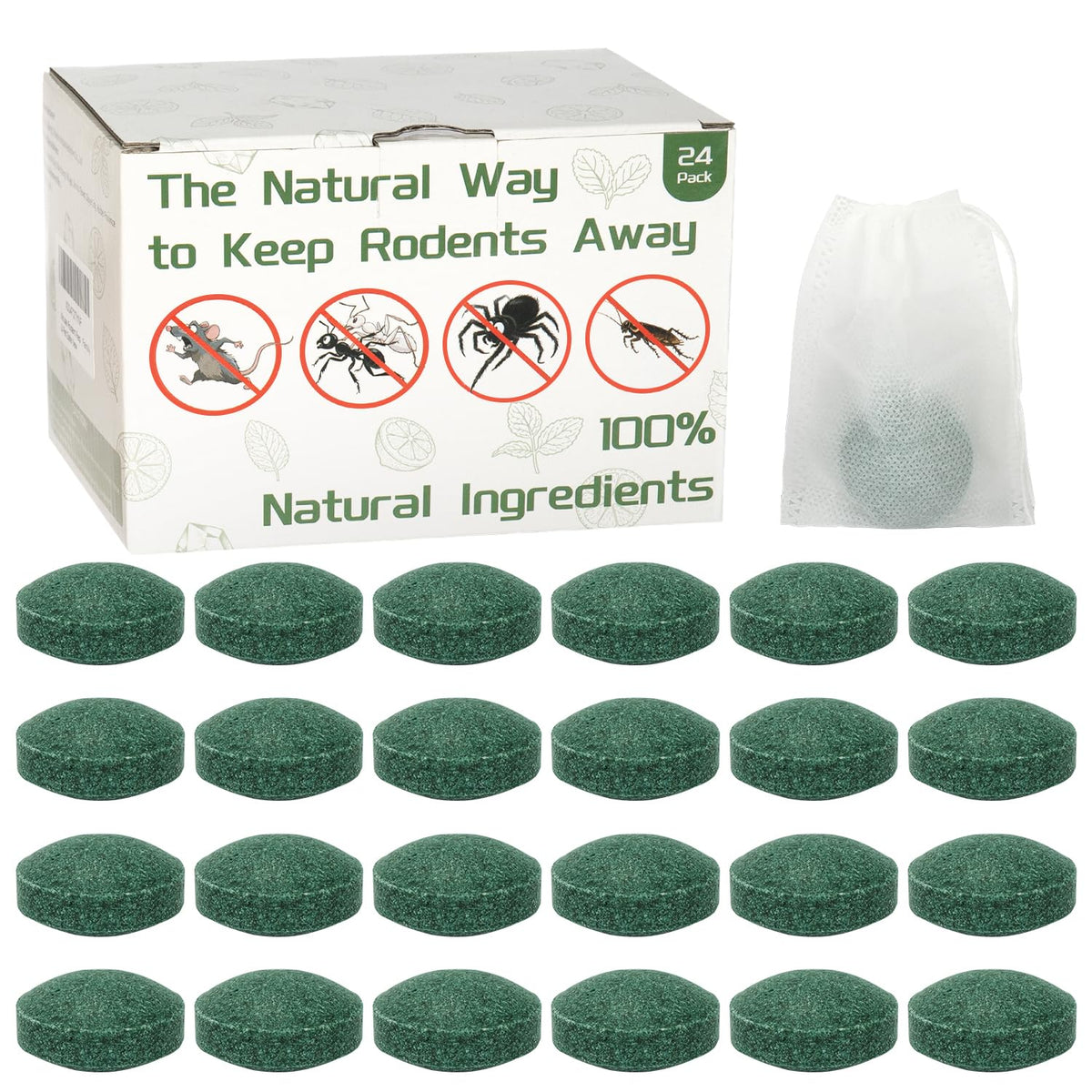 Majero mouse rodent repellent pouch shown for home protection.