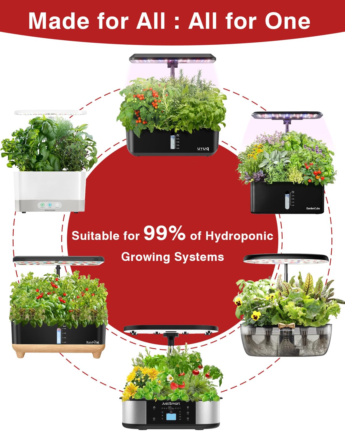 Majero grow sponges and domes enhance root oxygen and development