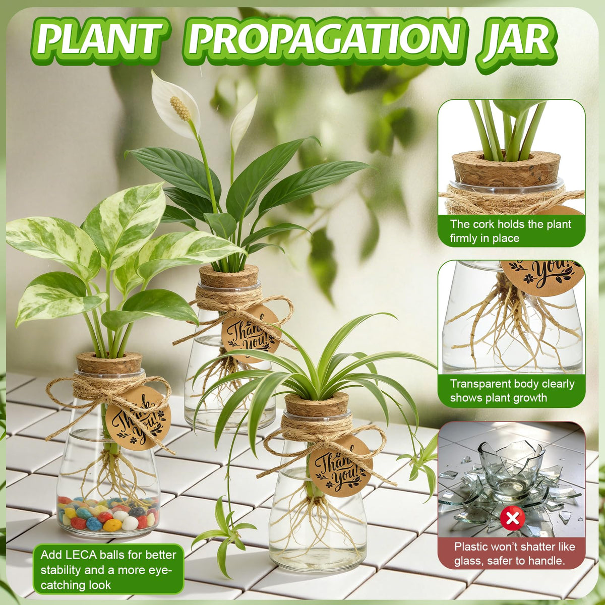 Majhulla propagation station hanging rope creates vertical display in any room.