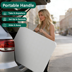 Make Changes 6ft folding table ideal for outdoor picnics and backyard gatherings