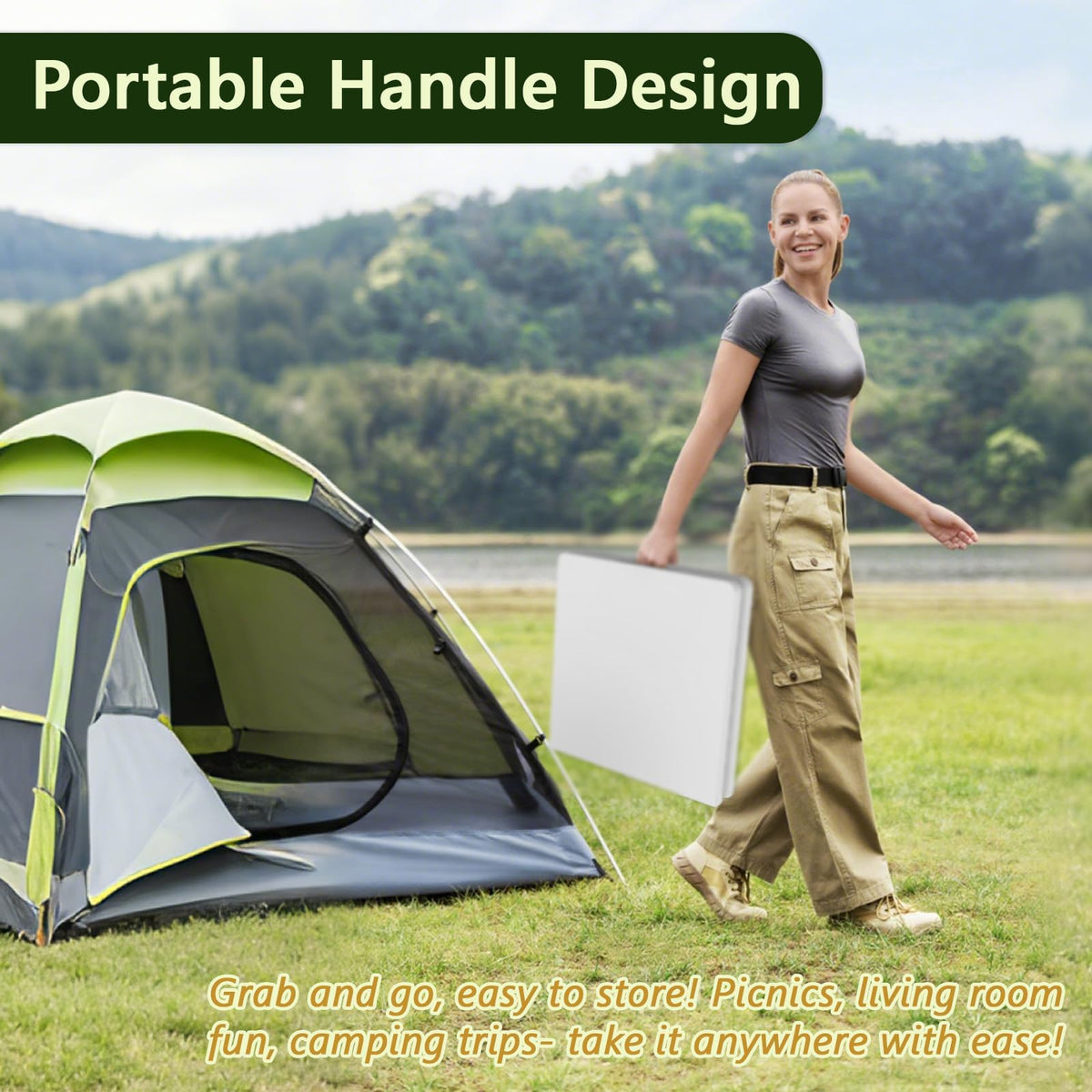Make Changes folding table used at weddings and parties with ample surface area