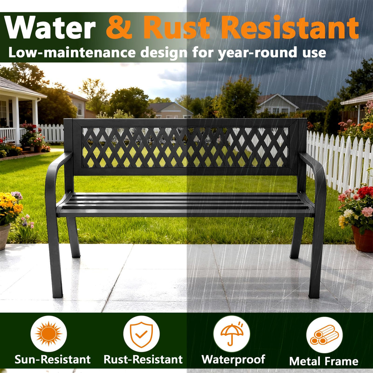 MAKE CHANGES outdoor bench backrest ergonomic curve for comfortable seating