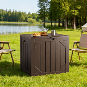 MAKE CHANGES UV resistant outdoor storage box maintains color and feel