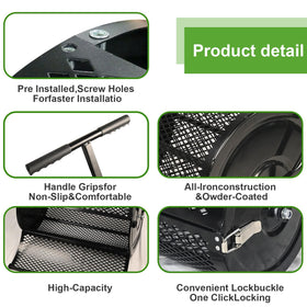 Makeatree side-locking mechanism keeps the spreader stable.