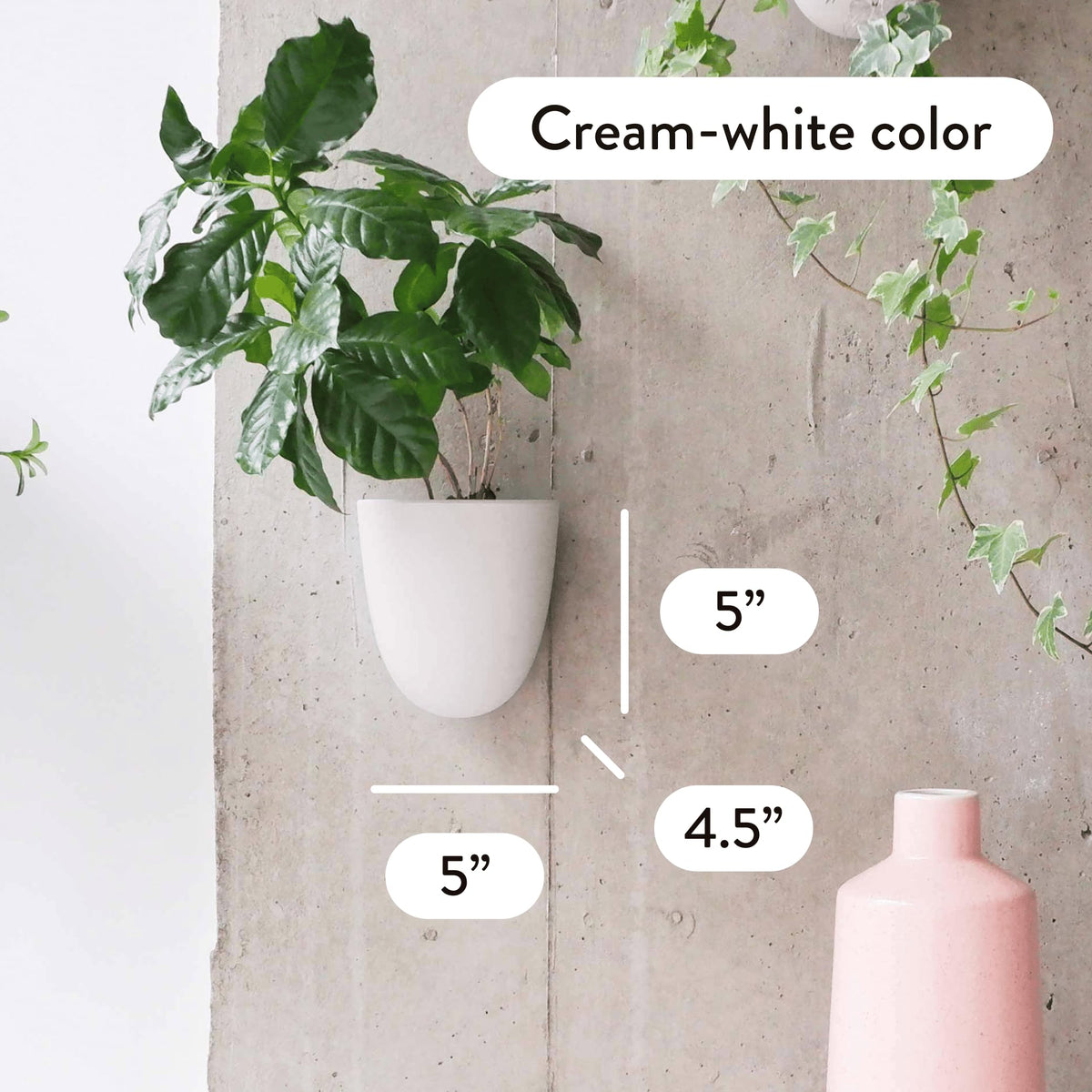 Make Good PlantPod Luxe water reservoir close-up highlights the self-watering feature.