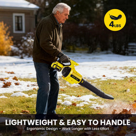 MakeTips 150-mph airflow powers quick debris clearance.