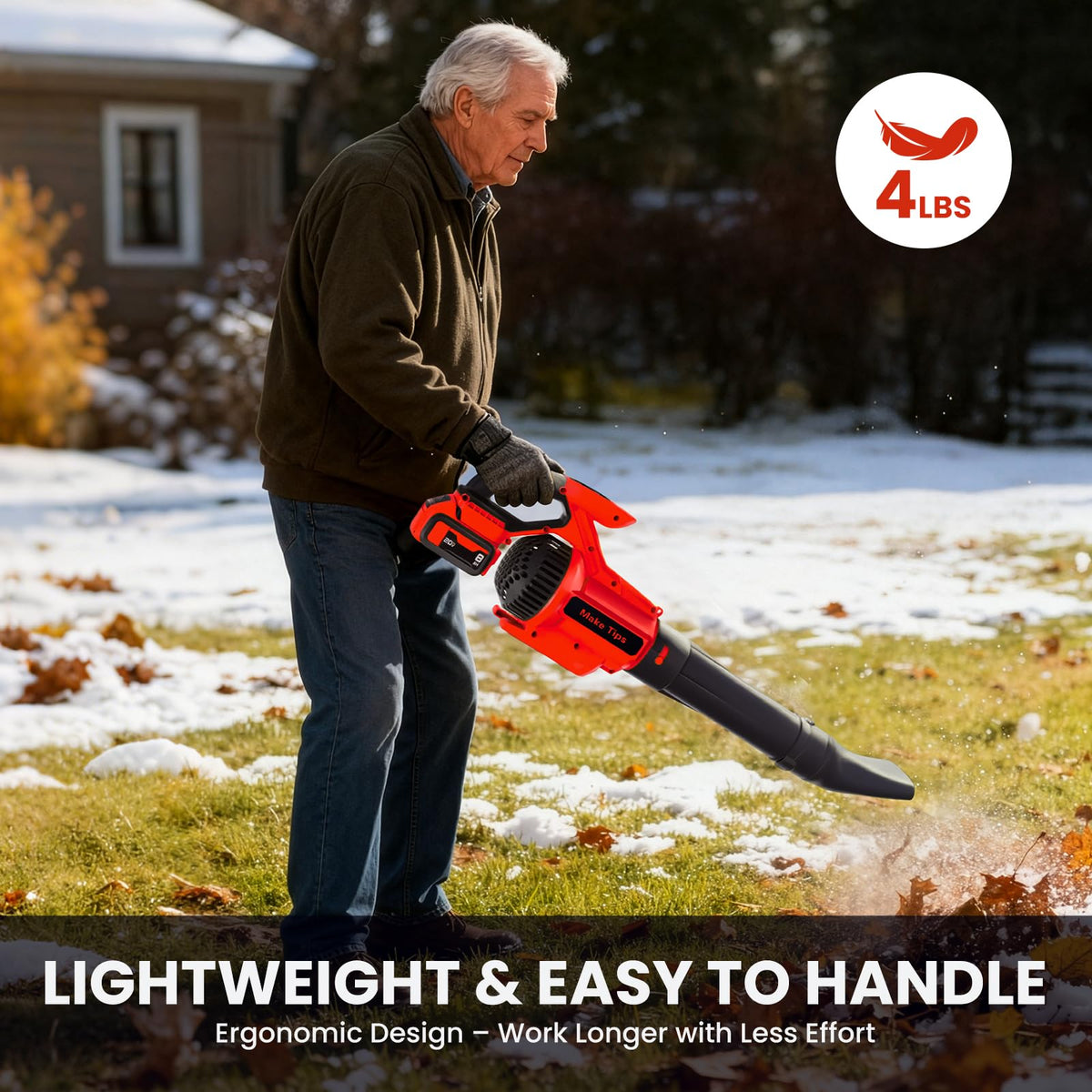 MakeTips ergonomic balance handle improves control and comfort