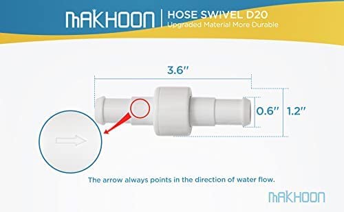 MAKHOON D15 feed hose nut ensures secure connections with Polaris systems.