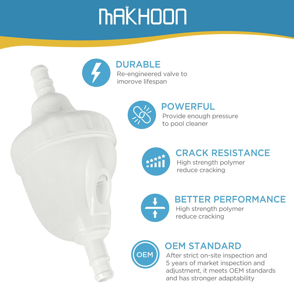 Pack includes valve and G53 gear for a complete upgrade by MAKHOON