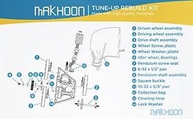 MAKHOON Rebuild Repair Kit with scrubber for improved debris removal