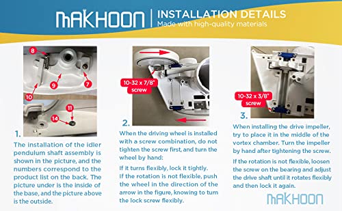 MAKHOON Rebuild Repair Kit includes wheels and tires to restore mobility