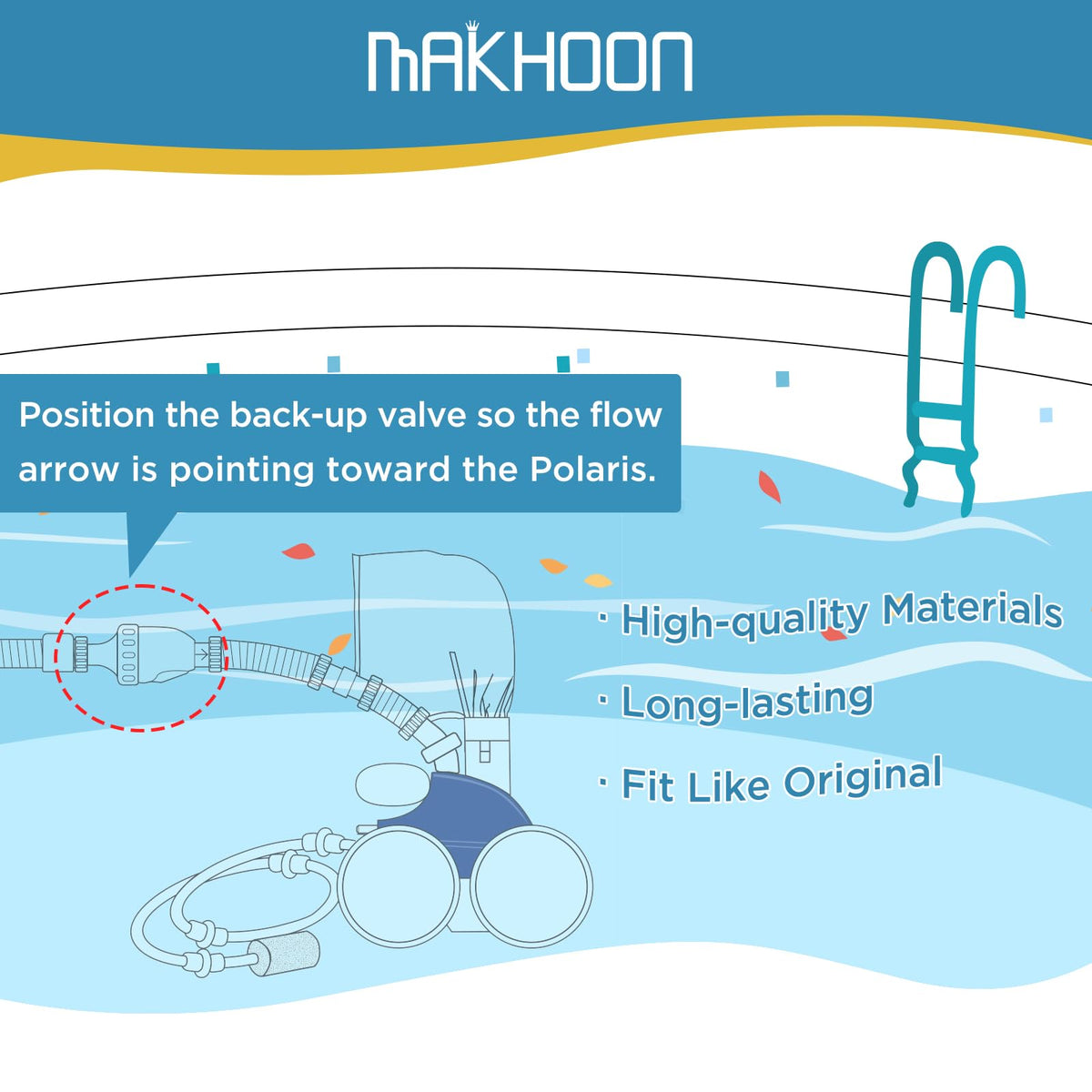 MAKHOON standby mode water pressure release supports smoother cleaning cycles.
