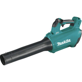 Makita XBU03Z blower handle shows ergonomic grip for extended use