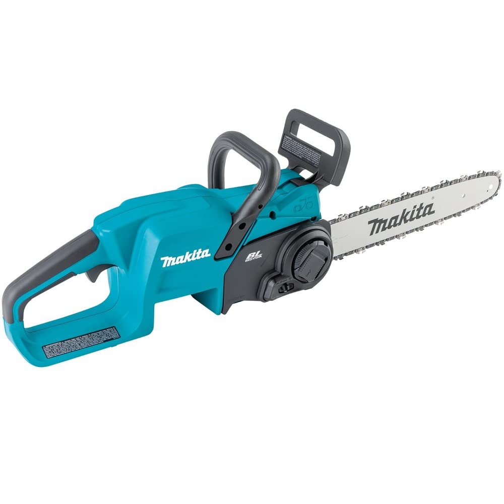 Makita XCU11Z 14-inch guide bar enables efficient, emissions-free cutting.