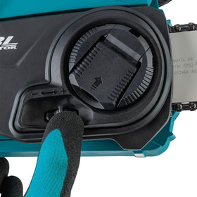 Makita XCU11Z compact rear-handle design improves maneuverability.
