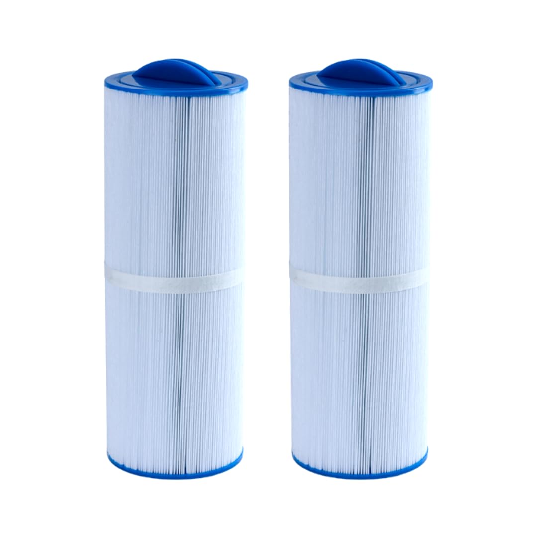 Malaka FD2007 spa filter front view improves debris capture for cleaner hot tub water.