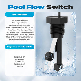 Malictele Flow Switch GLX-FLO-RP 15-foot cable provides flexible reach.
