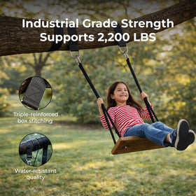 MalloMe hammock straps tightened between trees for quick outdoor hangs