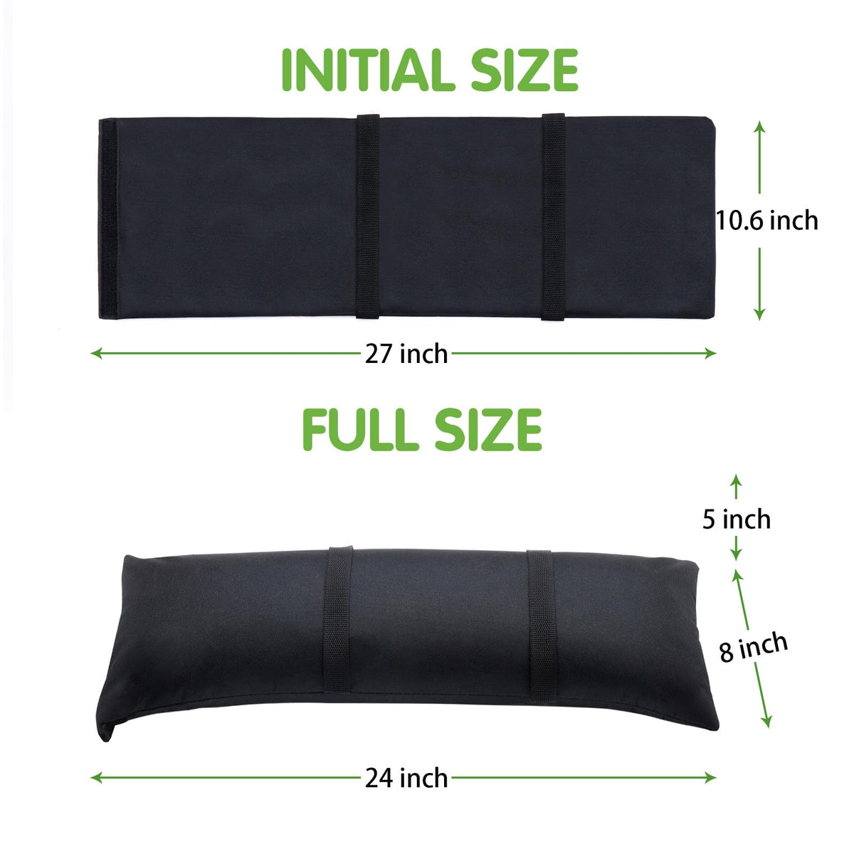 Malomke SandBags storage in compact, reusable form.