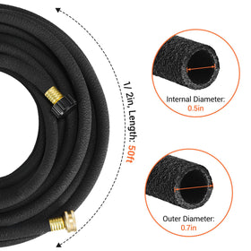 MAMIZO soaker hose delivers steady flow at 50 psi