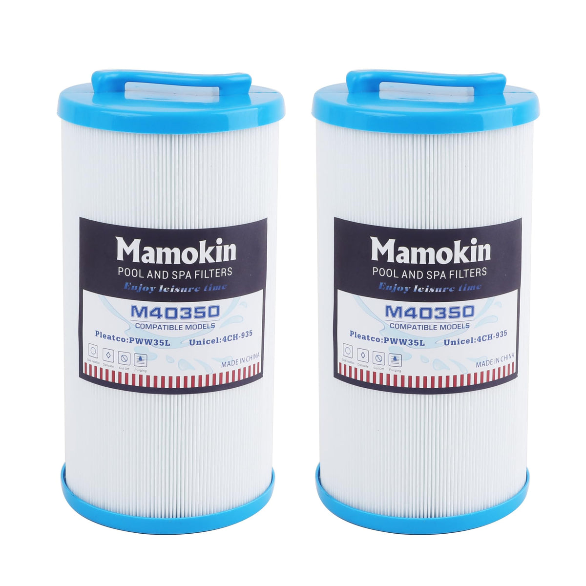 Mamokin 4CH-935 spa filter 2-pack ready for spa maintenance