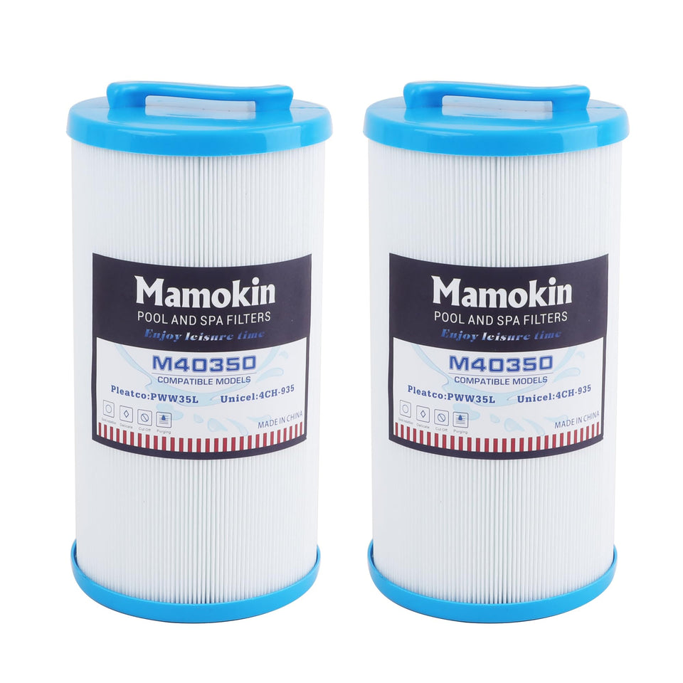 Mamokin 4CH-935 spa filter 2-pack ready for spa maintenance