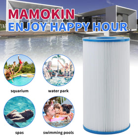 Mamokin C-4335 spa filter packaging box with product details