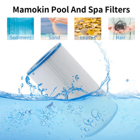 Mamokin C-4335 trilobal fabric close-up illustrating filtration strength