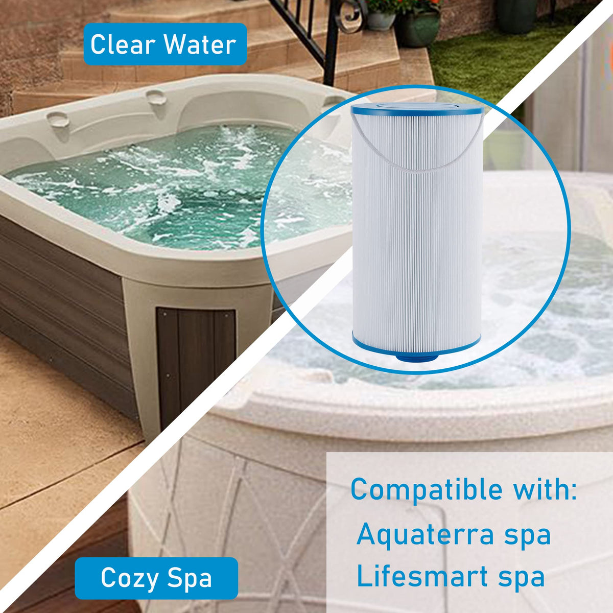 Mamokin filter offers long service life under normal use.