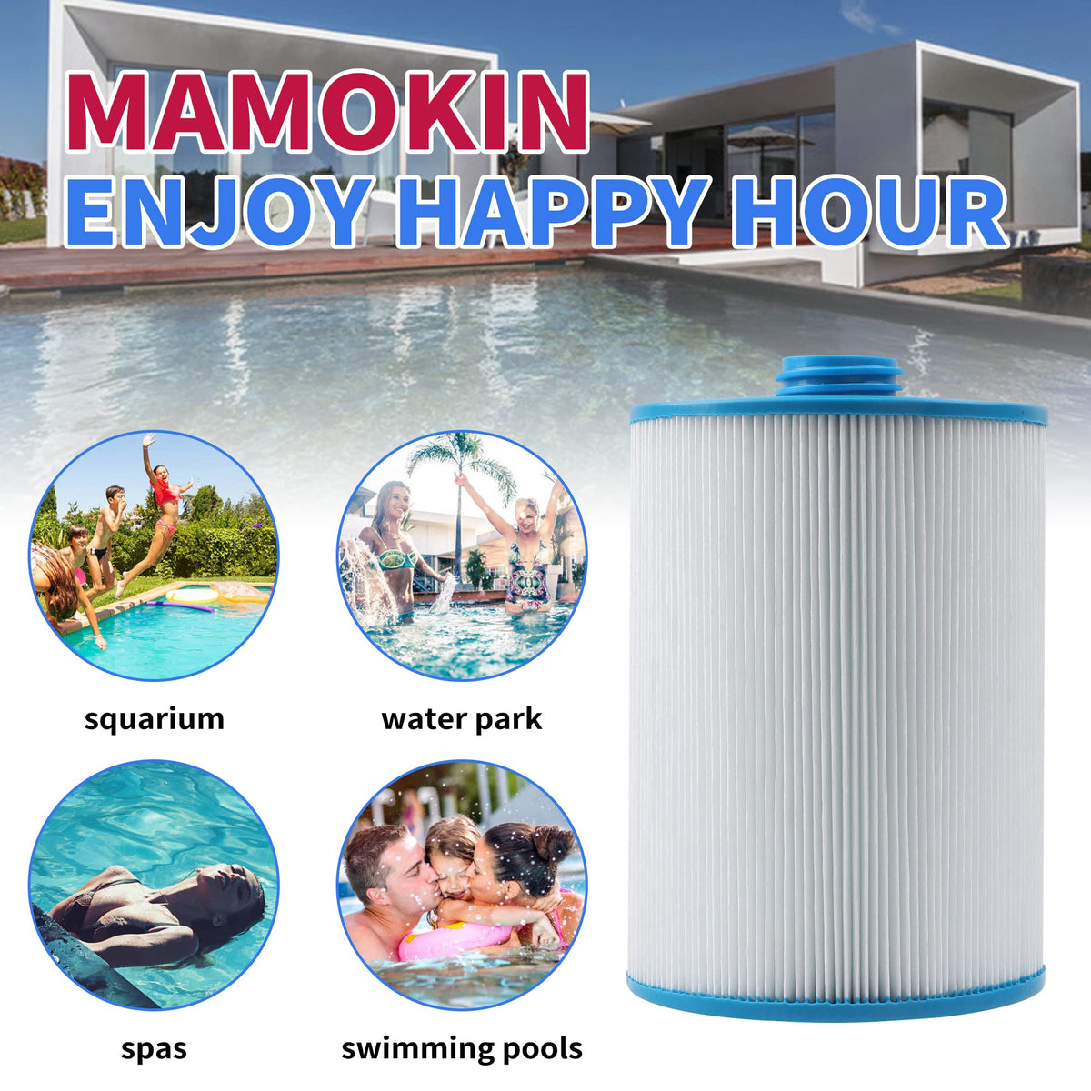 Mamokin PWW50 bottom SAE thread for secure spa connections