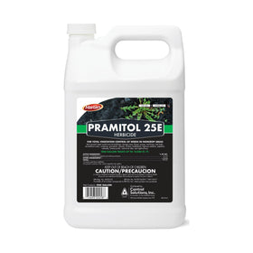 Mana 82000025 concentrate bottle label indicating strong weed control for commercial outdoor areas