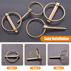 mankk Lynch pin 5/16x1-3/4 for heavy-duty hitch links
